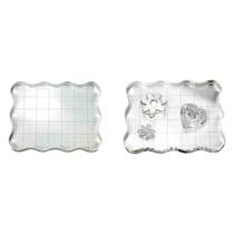 MégaCréa DIY - Bloc positionneur gradué pour Tampon transparent 9x7 cm