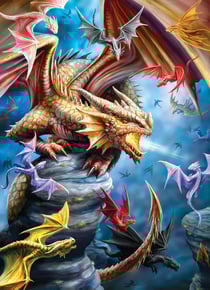Puzzle 1000 pièces - Anne Stokes - Clan de Dragons - Eurographics