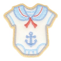 Ecusson thermocollant bébé body 4cm x 4cm