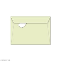 Enveloppe Pollen 114 x 162 mm - Vert bourgeon - 5 pcs
