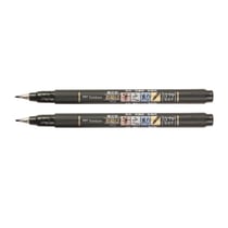 Feutre pinceau - TOMBOW - Fudenosuke pointe souple - Noir - Lot de 2