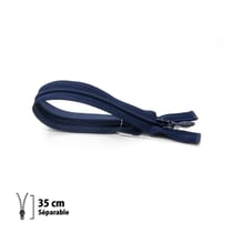 Fermeture éclair Z45 - Séparable 4mm - 35 cm