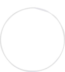 Armature abat-jour cercle Ø 35 cm blanc