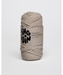 Bobine de corde PINGO MACRAME - 100GR - Pingouin Taupe Marron