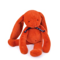 Peluche Lapin Méloé potiron 37 cm
