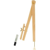 Compas - Pour tableau blanc - Bois - Porte marqueur intégré - 40cm - Ecole
