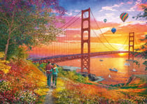 Puzzle 2000 pièces - Promenade vers le Pont du Golden Gate - Schmidt Spiele