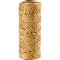Fil de bambou, ép. 1 mm, or, 65 m/ 1 rouleau