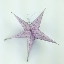 Papertree - Etoile en papier 5 pièces Violet