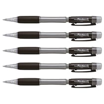 Porte-mines PENTEL Fiesta II - Pointe 0,7 mm - Corps noir - Lot de 5