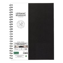 Carnet à dessin - A4 - Spirales - 80 pages - Papier 110g - Blanc - Lefranc Bourgeois
