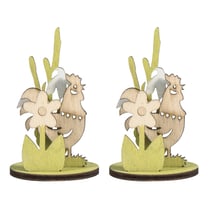 pièces à insérer en bois Pré de fleurs, 2sets