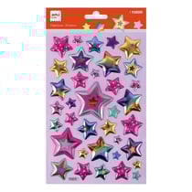 Gommettes - Stickers - Etoiles - 36 pièces - Apli Kids