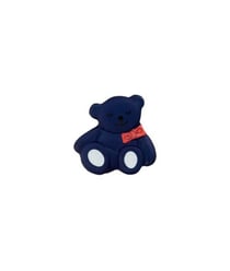 Carte de 2 boutons Ourson à queue 19mm - Union Knopf Marine Bleu