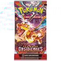 Booster pokémon ev03 - ecarlate et violet : flammes obsidiennes - asmodee - cartes a collectionner française