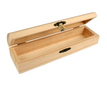 Coffret en bois pour stylos 20 x 5,5 x 4,3 cm