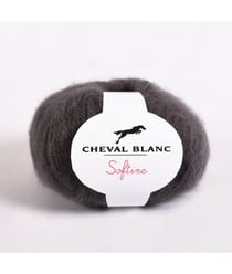 Fil à tricoter SOFTINE - Cheval Blanc Gris (306 - CENDRE)