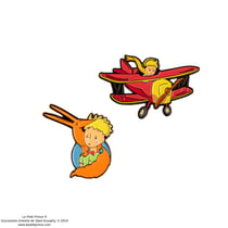 Set de 2 Pin's Aventure d'un Aviateur