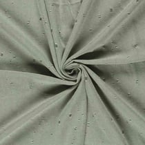 Tissu Jean Denim Adèle effet vieilli sur fond Vert olive