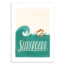 Affiche 30x40 cm - Surfboard - Nour Tohme