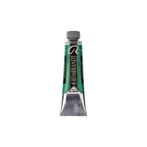 Peinture à l'huile - Vert phtalo jaune - 681 - Extra-fine - Rembrandt - Tube 40ml