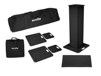 EUROLITE 2x support de scène 100cm incl. housse et sac, noir