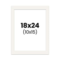 Passe-partout - Ivoire - 18x24cm - Photo 10x15cm - Pour cadre - Encadrement