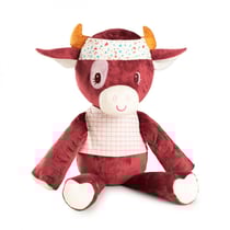 Grande peluche vache Rosalie 50cm