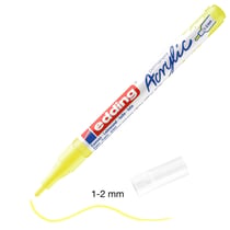 Marqueur Acrylic Edding 5300 - Pointe Fine - Fluo Jaune