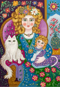 Puzzle 1000 pièces - La Dame aux Cheveux d'Or - Alipson Puzzle