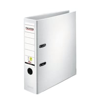 Classeur à levier PP A4 dos de 80mm VEGAN noir - Blanc - x 20 - Falken