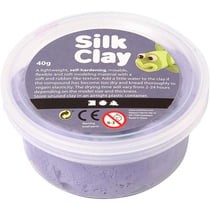 Pâte à modeler auto-durcissante Silk Clay - 40 g - Violet