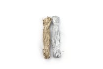 DUO RAPHIA DORE ET ARGENTE 15Gr
