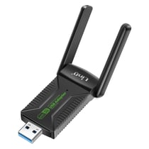 LinQ Carte Réseau Clé USB WiFi 1300Mbps et Bluetooth 5.4 Double Bande Noir