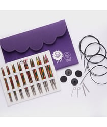 Set de 8 aiguilles intercheangable de 13cm Symfonie - Knitpro Violet