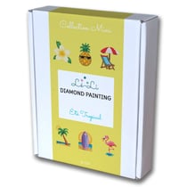 Mini kit diamond painting Été – 6 toiles Été Tropical