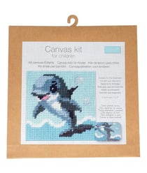 Kits Canevas enfant - 17 x 17 cm -Trimits Dauphin
