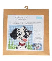Kits Canevas enfant - 17 x 17 cm -Trimits Dalmatien