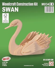 Maquette en bois Cygne