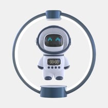 Enceinte Bluetooth Lévitante Avec Lumière LED Et Fonctionnalités Intelligentes Bleu YONIS