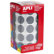 Apli Agipa - Gommettes rouleau Rond Ø 20 mm Gris x 1 770