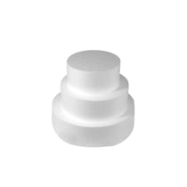 Rayher - Pièce montée polystyrène Ø 30 à 10 cm Haut 21cm 3 p