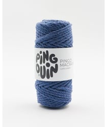 Bobine de corde PINGO MACRAME - 100GR - Pingouin Indigo Bleu