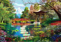 Puzzle la riviere et le mont fuji 1000 pieces - collection japon - clementoni - 39910