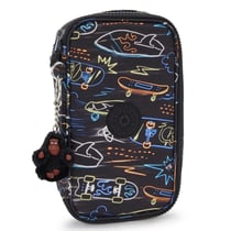 Trousse Kipling 50 Pens 21 CM Haut de Gamme Neon Skate