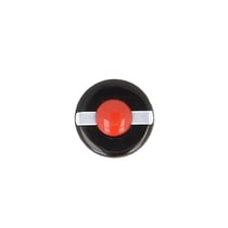 Lot de 6 boutons béret marin 15mm Noir/rouge