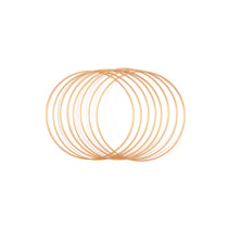 Vaessen Creative Lot d’Anneaux en Métal Ø20cm 3mm Or 8x