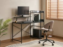 Bureau MDF Noir BILOXY - Beliani