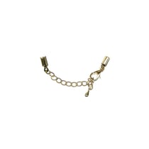 Fermoir pour bijou assemblé, 2mm ø, or, 1 pce