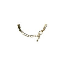 Fermoir pour bijou assemblé, 2mm ø, or, 1 pce